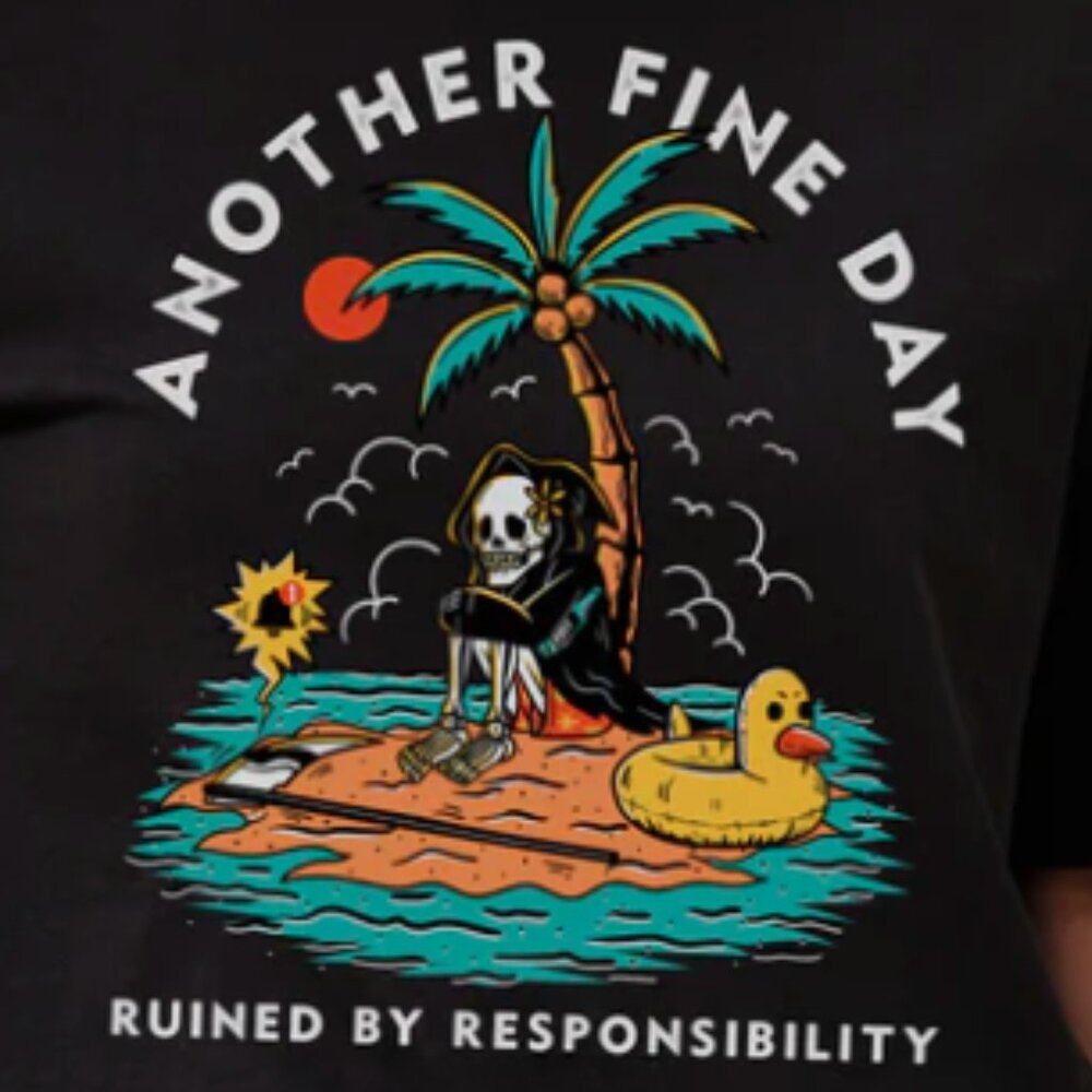 Another Fine Day Spreading Misinformation T-Shirt - Picture 2 of 4